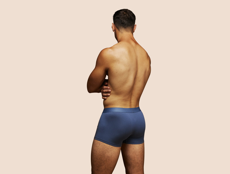 Pétrone shorty coton bio tencel bleu céruléen homme#couleur_bleu-céruléen