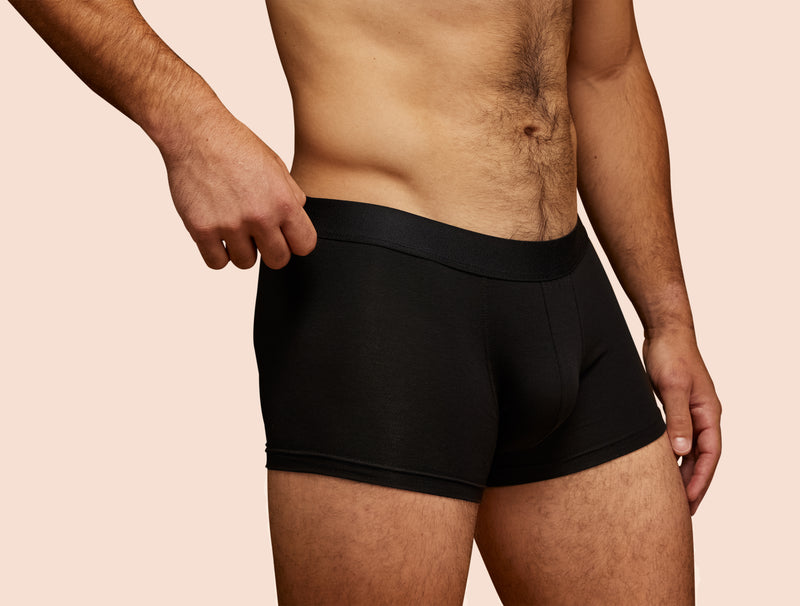 Pétrone shorty coton bio tencel noir homme#couleur_noir
