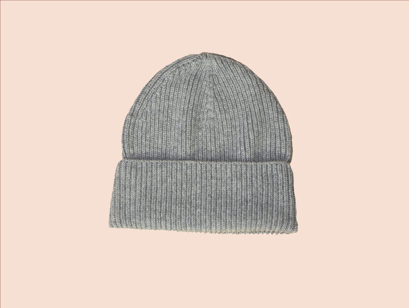 Pétrone bonnet homme posé gris clair chiné#couleur_gris-chiné-clair