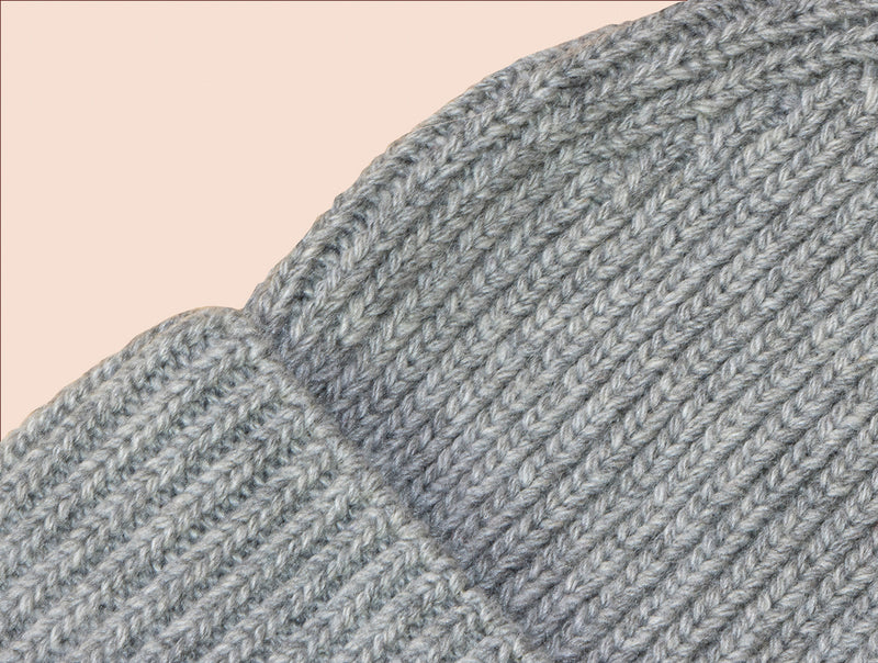 Pétrone bonnet homme zoom gris clair chiné#couleur_gris-chiné-clair