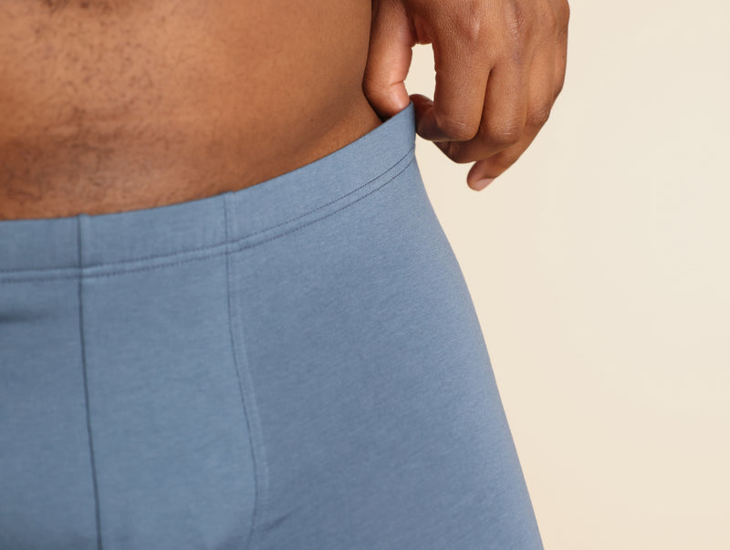 Pétrone boxer confort grandes tailles 3xl 4xl 5xl coton biologique tencel bleu céruléen homme#couleur_bleu-céruléen