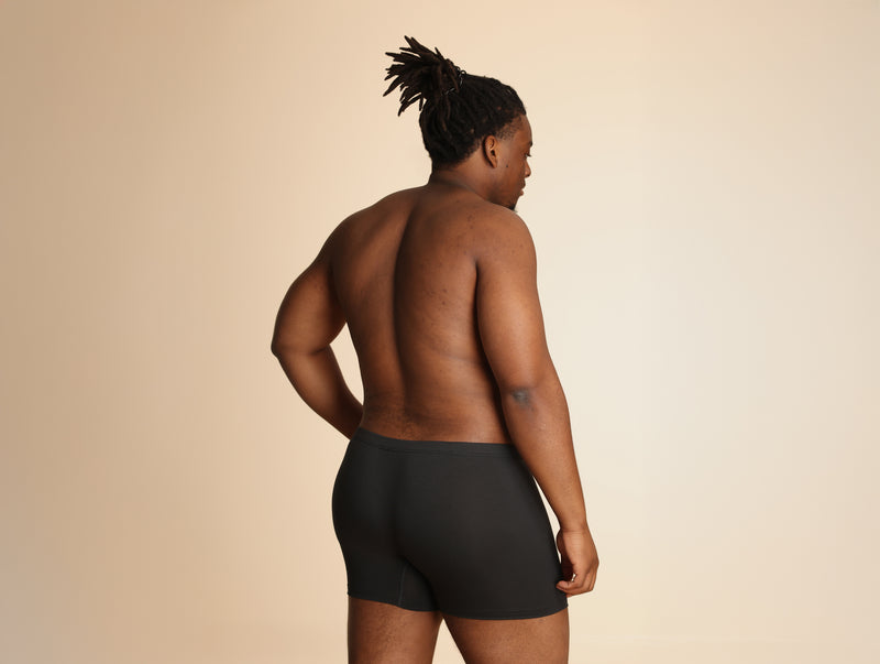 Pétrone boxer sport grandes tailles 3xl 4xl 5xl tencel gris anthracite homme#couleur_gris-anthracite