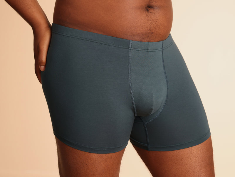 Pétrone boxer sport grandes tailles 3xl 4xl 5xl tencel bleu pétrole homme#couleur_bleu-pétrole