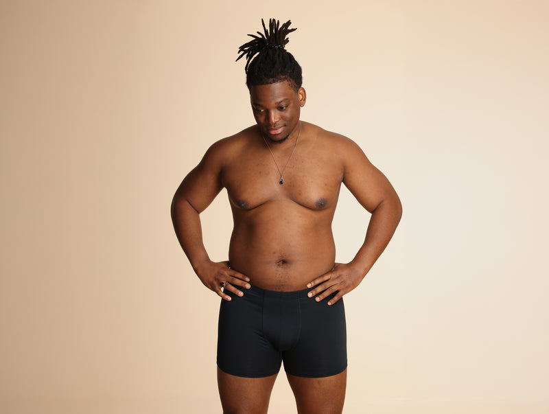 Pétrone boxer sport grandes tailles 3xl 4xl 5xl tencel bleu marine homme#couleur_bleu-marine