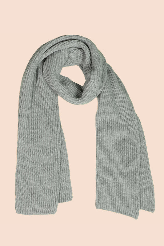 Pétrone écharpe homme gris clair chiné