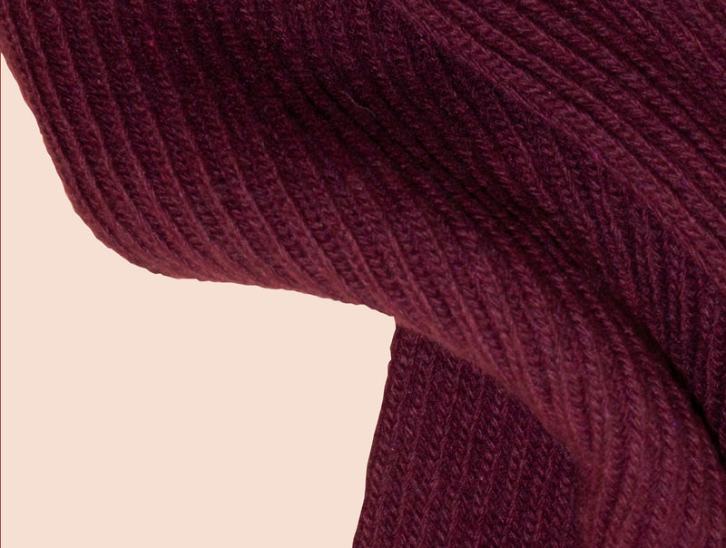 Pétrone écharpe homme zoom bordeaux foncé#couleur_bordeaux-foncé