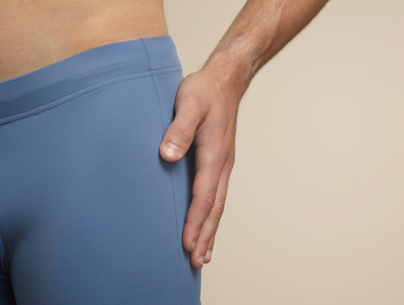 Pétrone shorty bain econyl bleu céruléen homme#couleur_bleu-céruléen