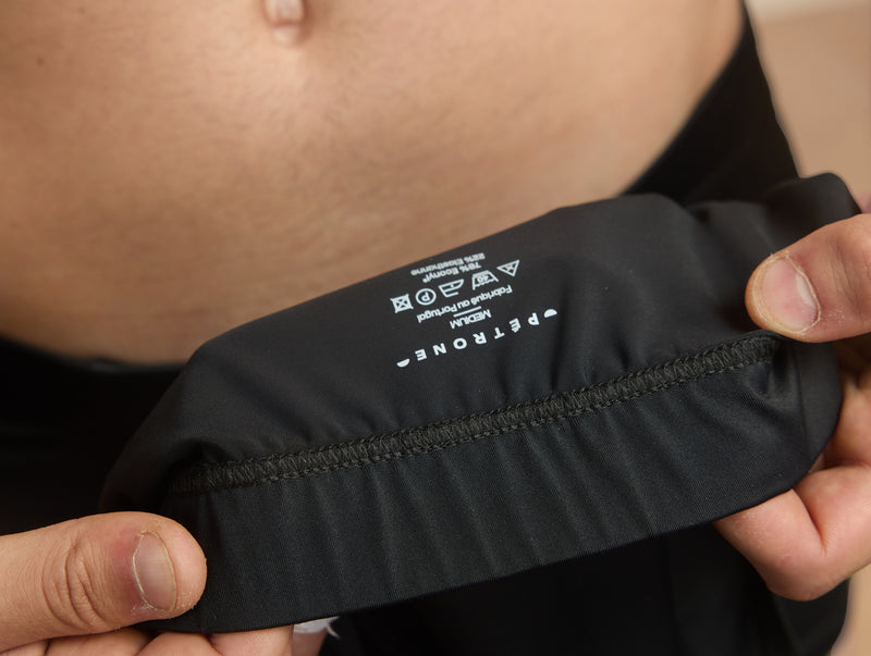 Pétrone shorty bain econyl noir homme#couleur_noir