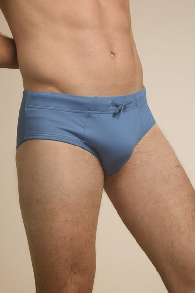 Petrone-slip-bain-econyl-hommes-bleu-céruléen-face