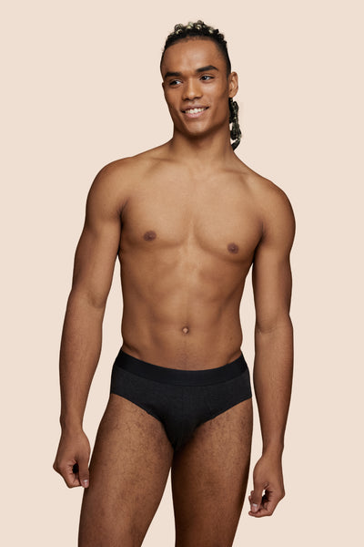 Pétrone slip sport tencel gris anthracite homme