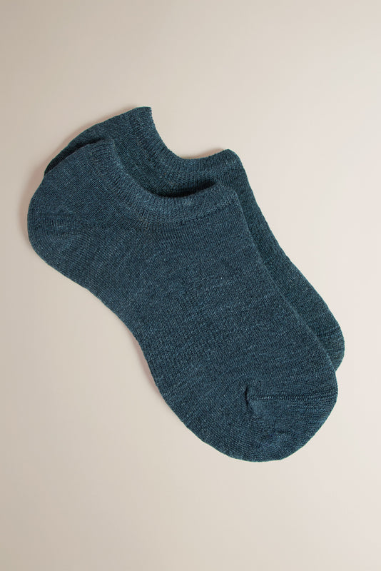 Petrone-socquettes-basses-coton-lin-homme-bleu-marine