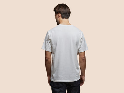 Pétrone T-shirt manches courtes coton pima micromodal blanc crème homme#couleur_blanc-crème