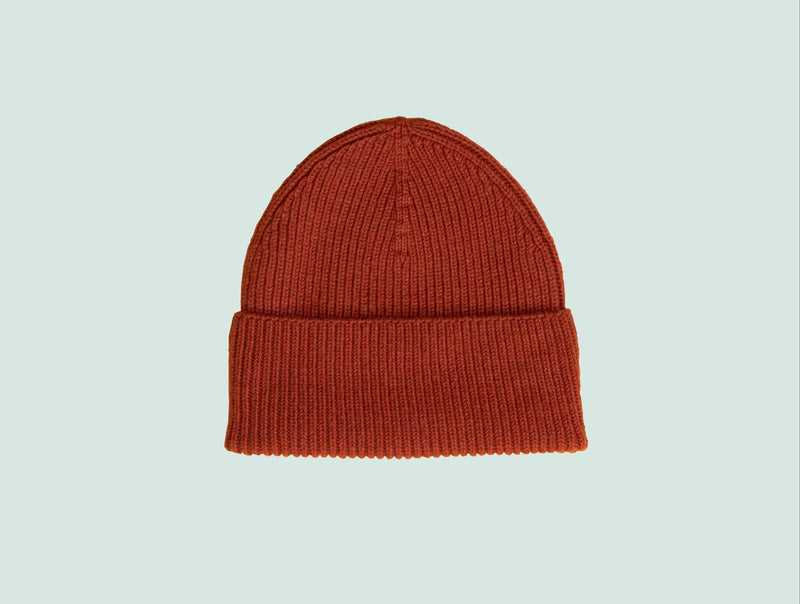 Pétrone bonnet homme zoom rouille#couleur_rouille