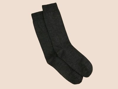 Pétrone chaussettes laine mérinos gris anthracite homme#couleur_gris-anthracite-chiné