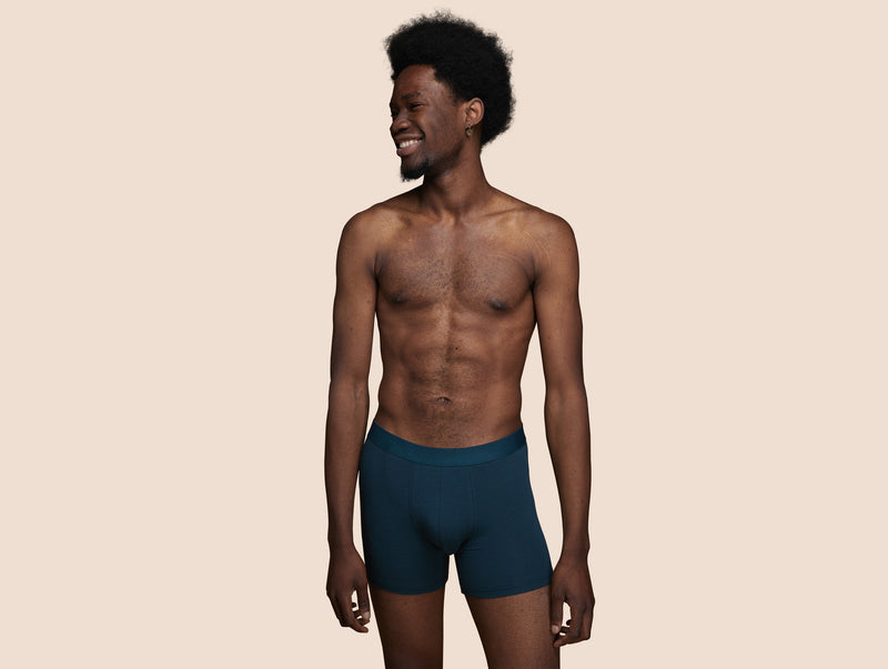 Pétrone boxer confort coton biologique tencel bleu pétrole homme#couleur_bleu-pétrole