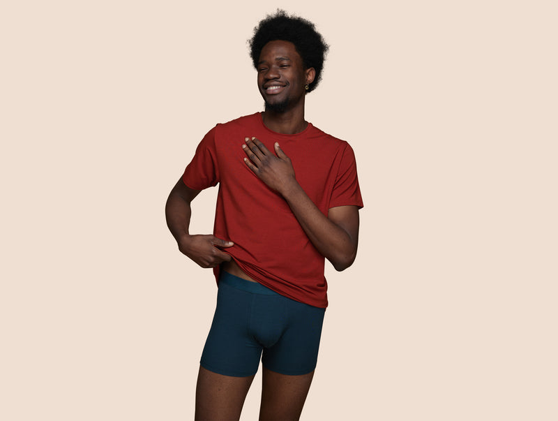 Pétrone boxer confort coton biologique tencel bleu pétrole homme#couleur_bleu-pétrole