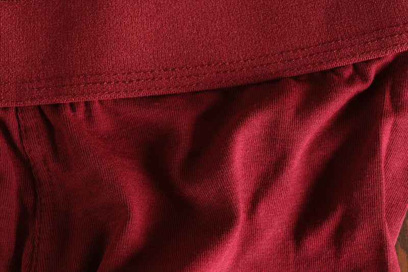 Pétrone boxer confort coton pima micromodal bordeaux homme#couleur_bordeaux