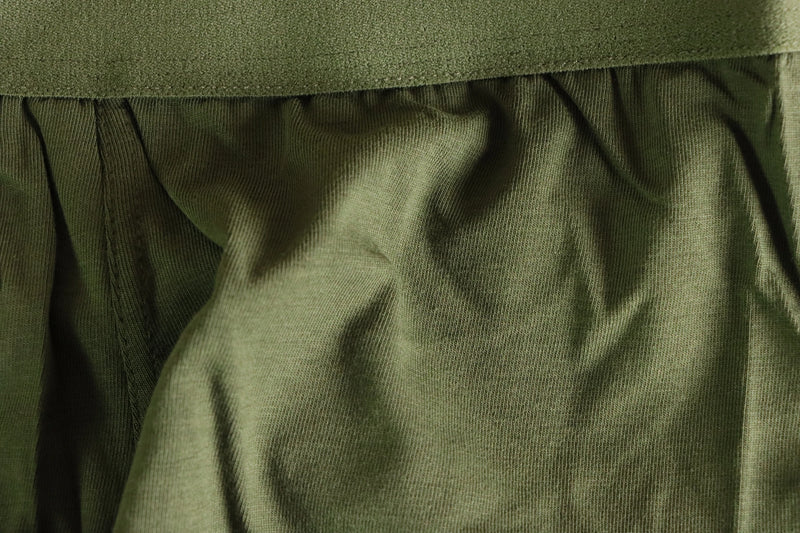 Pétrone boxer confort coton pima micromodal vert kaki homme#couleur_vert-kaki