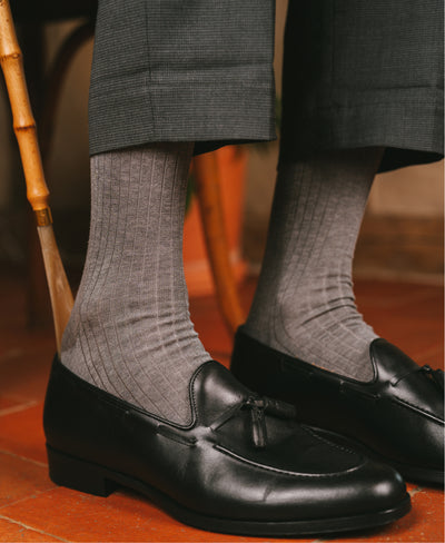 Chaussettes côtelées Fil d'Écosse