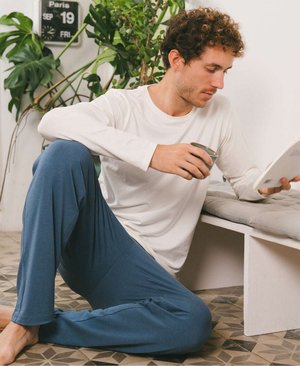 Ensemble pyjama homme long