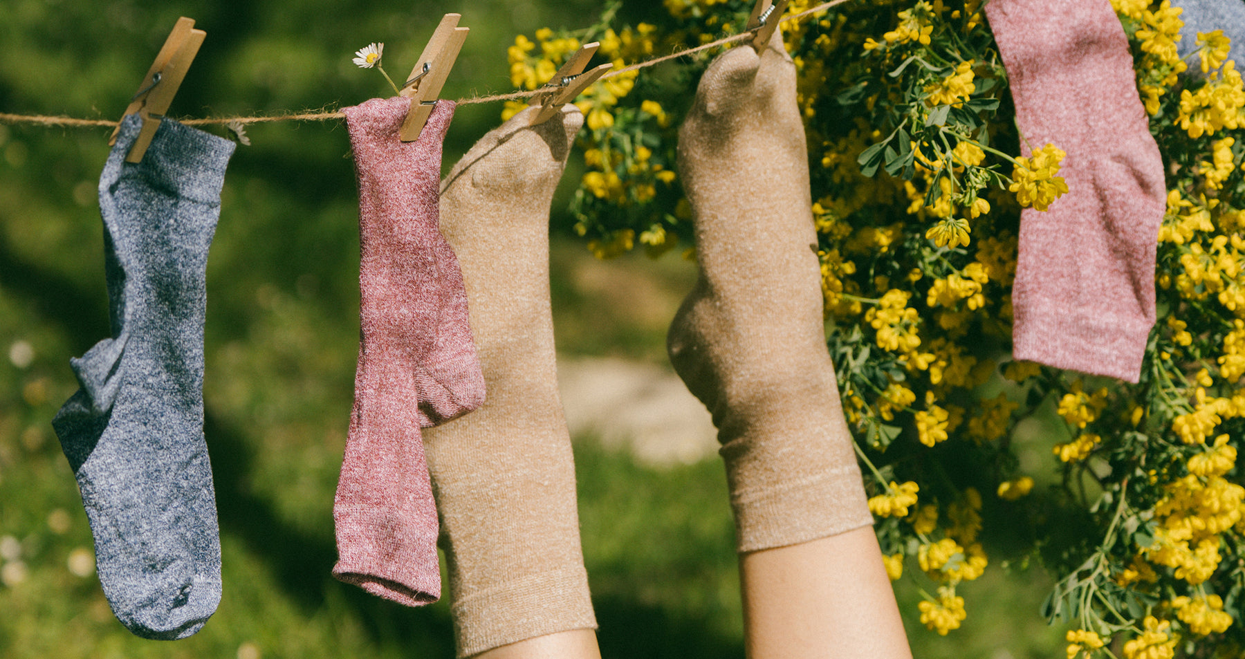 Le lin sèche plus vite que le coton