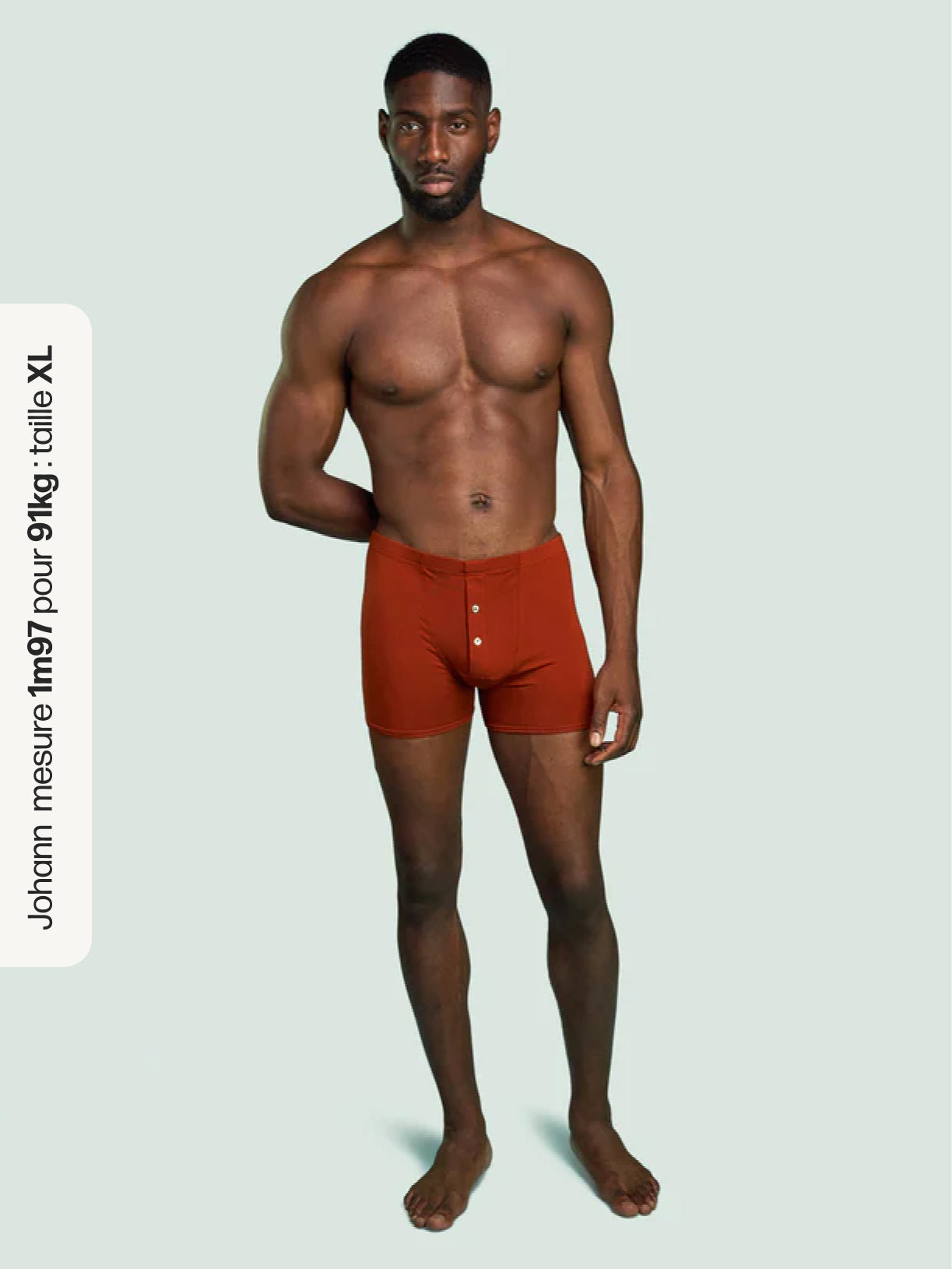 Pétrone boxer héritage coton pima micromodal rouille homme#couleur_rouille