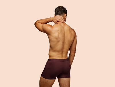 Pétrone boxer sport tencel bordeaux-foncé homme#couleur_bordeaux-foncé