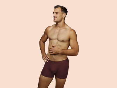 Pétrone boxer sport tencel bordeaux-foncé homme#couleur_bordeaux-foncé