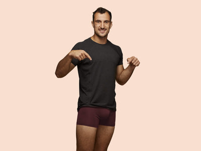 Pétrone boxer sport tencel bordeaux-foncé homme#couleur_bordeaux-foncé