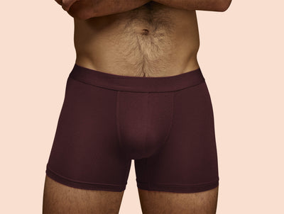 Pétrone boxer sport tencel bordeaux-foncé homme#couleur_bordeaux-foncé