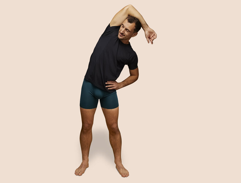 Pétrone boxer sport long tencel bleu pétrole homme#couleur_bleu-pétrole