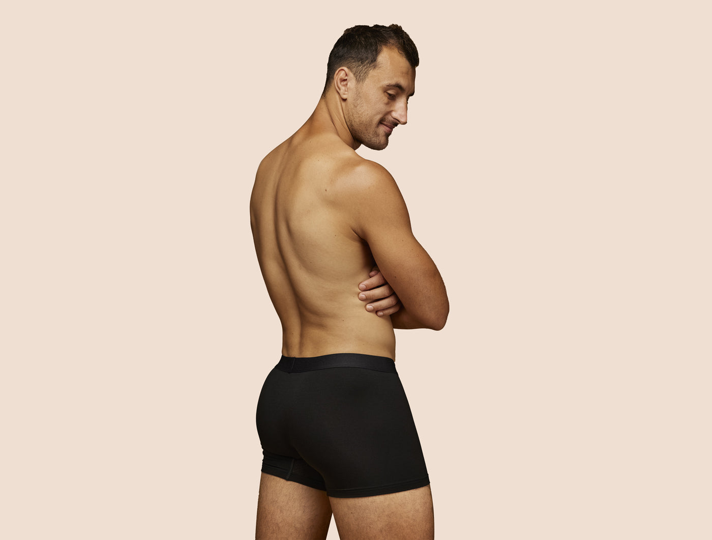 Pétrone boxer sport tencel noir homme#couleur_noir