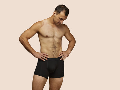 Pétrone boxer sport tencel noir homme#couleur_noir