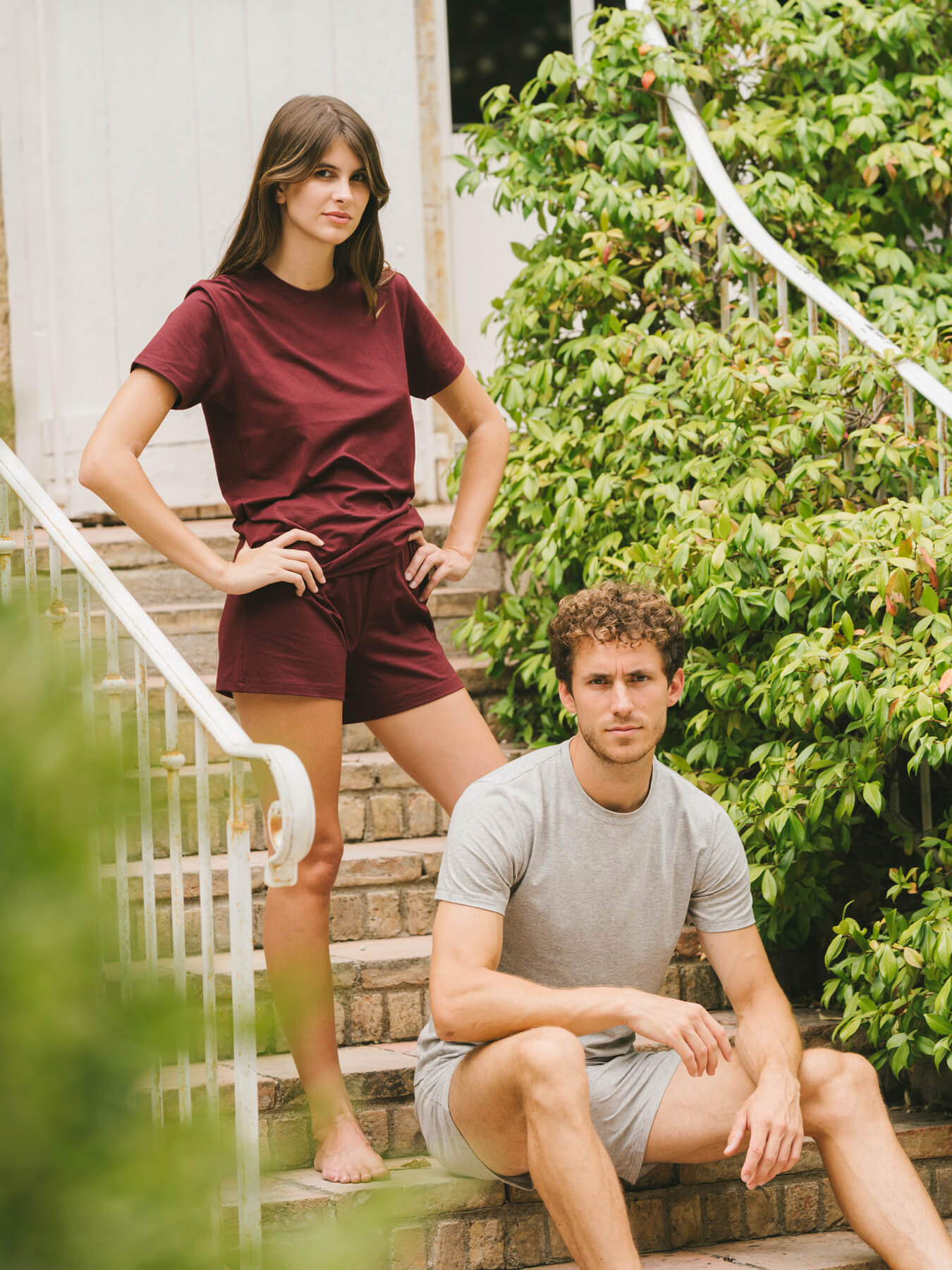 Pétrone caleçon coton tencel lyocell bordeaux foncé femme#couleur_bordeaux-foncé