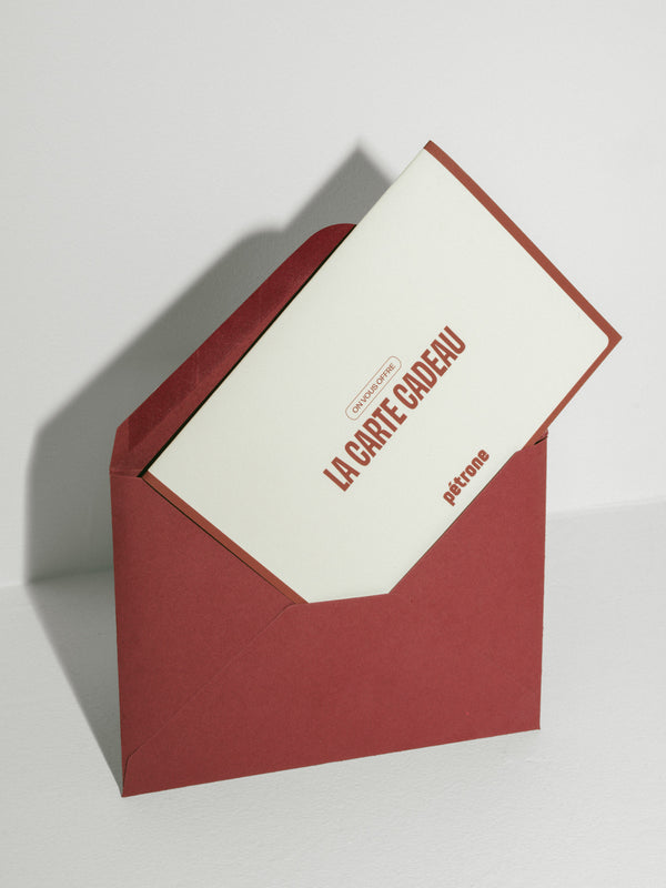 Pétrone carte cadeaux homme