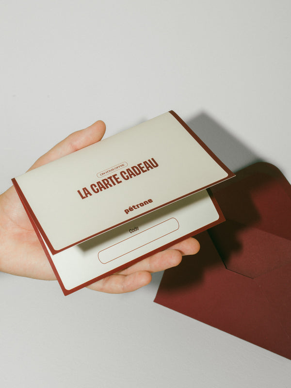 Pétrone carte cadeaux homme