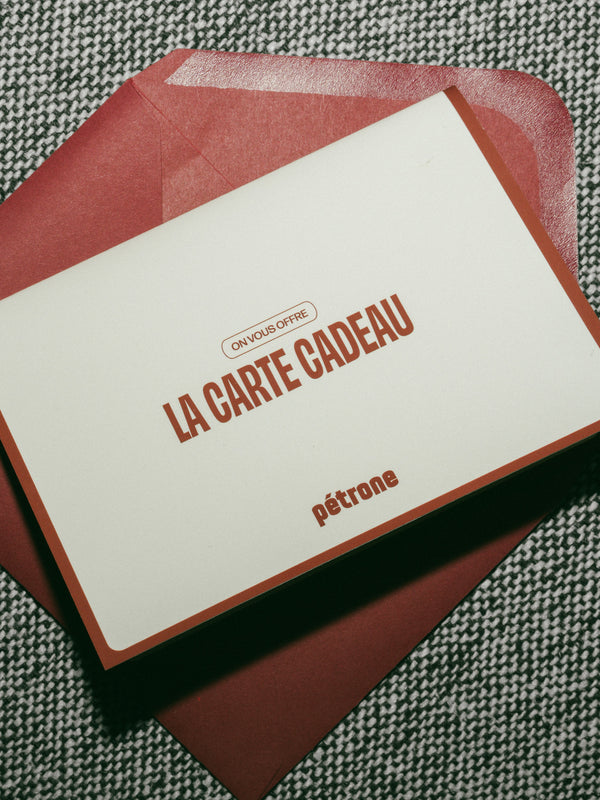 Pétrone carte cadeaux homme