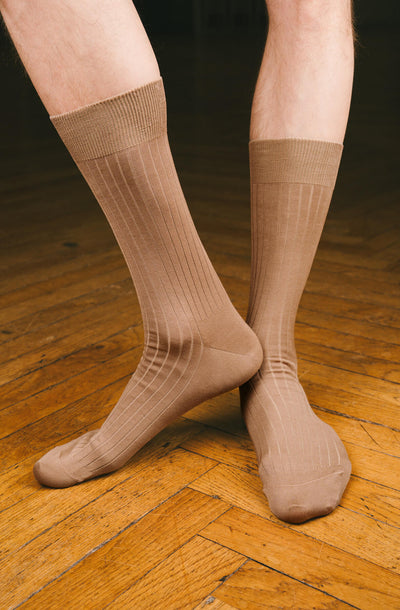 Chaussettes côtelées Fil d'Écosse