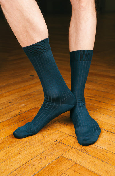 Chaussettes côtelées Fil d'Écosse