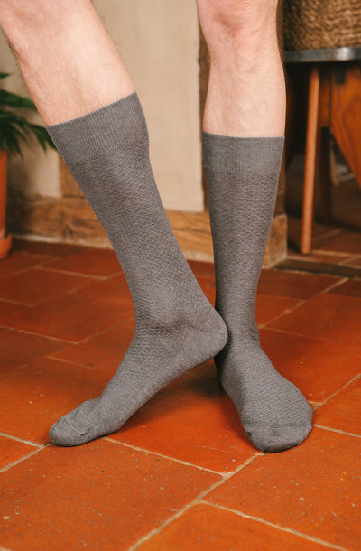 Chaussettes nid d’abeille Fil d'Écosse