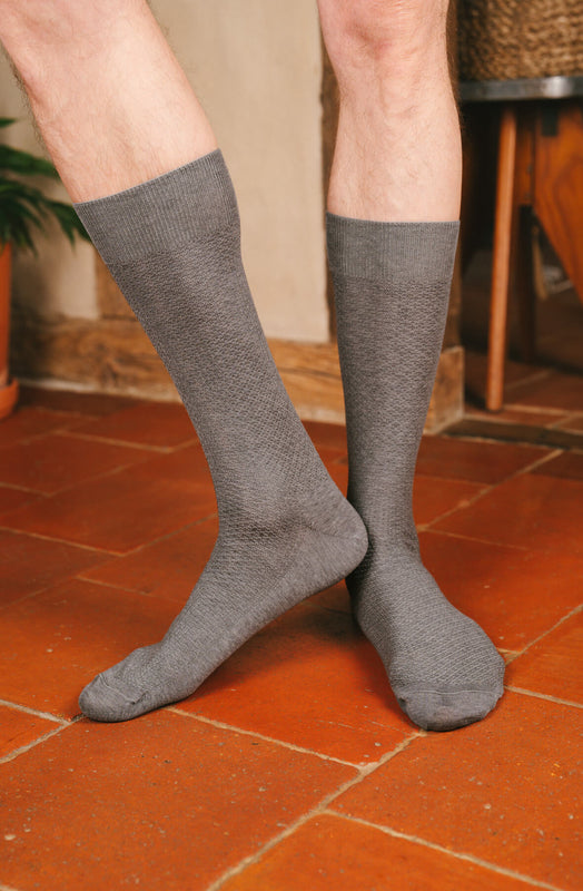 Chaussettes nid d’abeille Fil d'Écosse