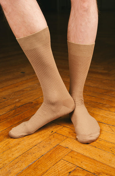 Chaussettes nid d’abeille Fil d'Écosse