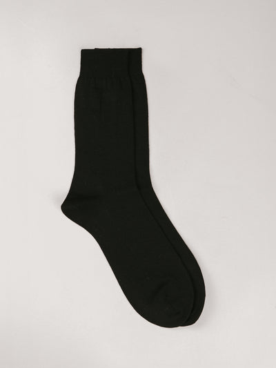 Pétrone chaussettes laine mérinos noir femme#couleur_noir