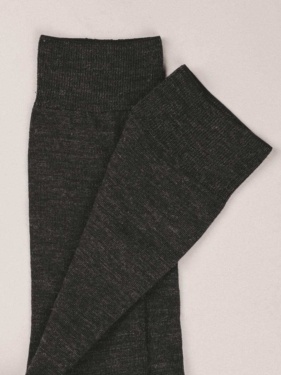 Pétrone chaussettes laine mérinos gris anthracite homme#couleur_gris-anthracite-chiné