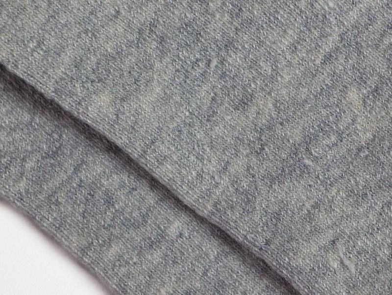 Petrone-chaussettes-lin-coton-homme-gris clair chiné#couleur_gris-clair-chiné