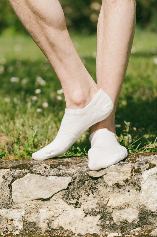 Lot De 2 Chaussettes ESPRIT Homme Rayées Basses – Coton Bio Respirant, Renforts Durables, Extra-Douces