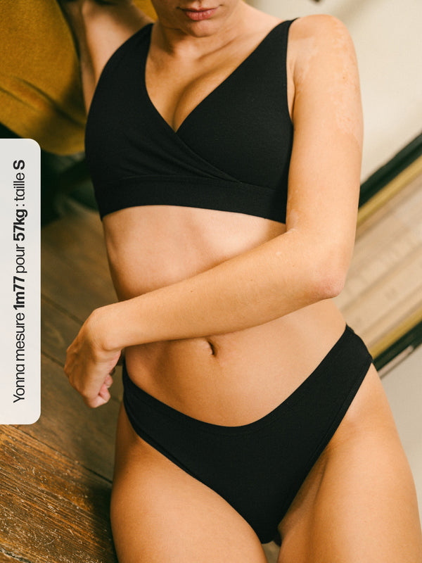 Pétrone culotte échancrée noir femme#couleur_noir