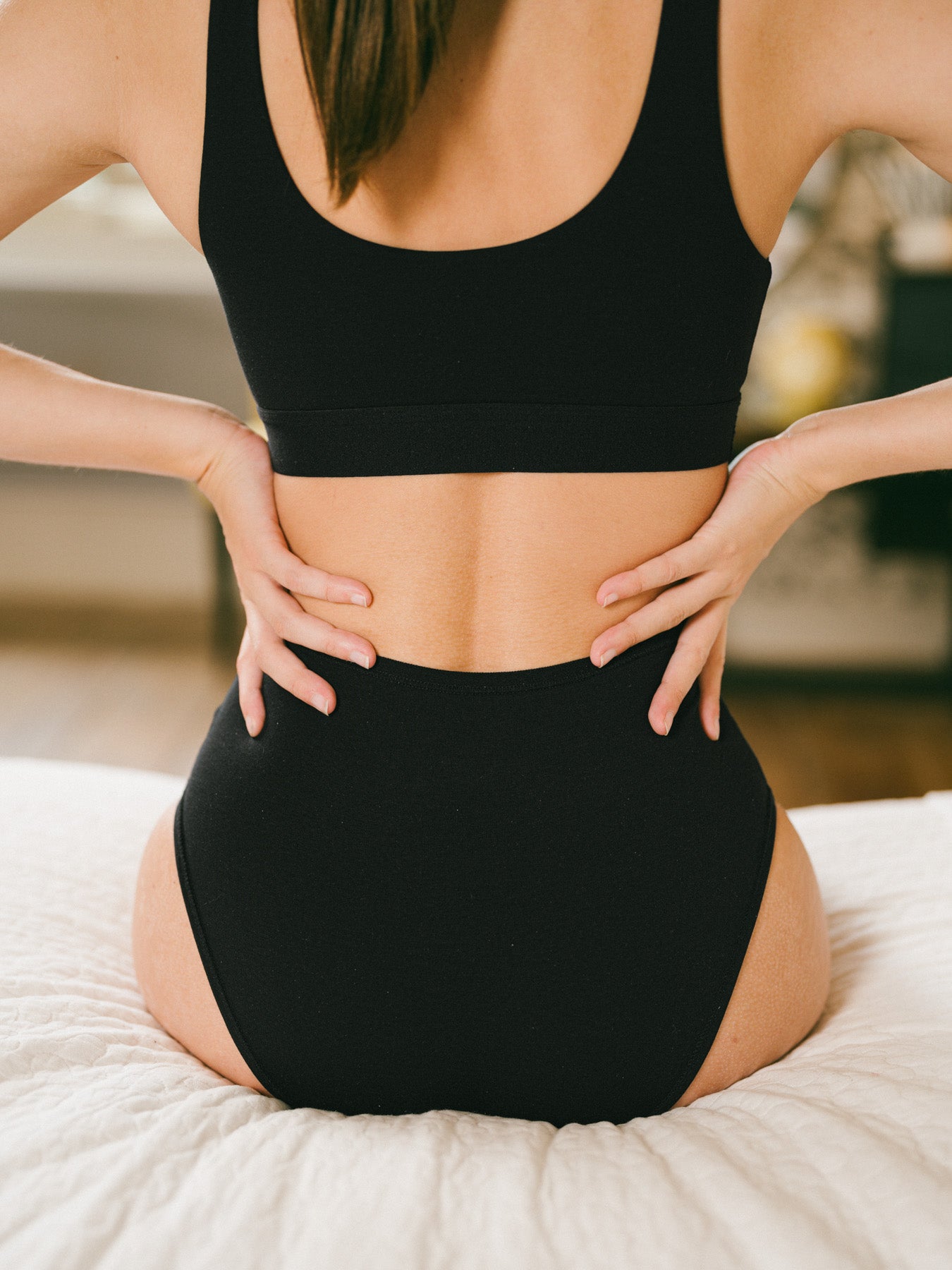 Pétrone culotte taille haute noir femme#couleur_noir