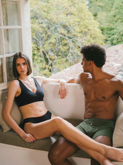 Pétrone brassière croisée noir femme#couleur_noir