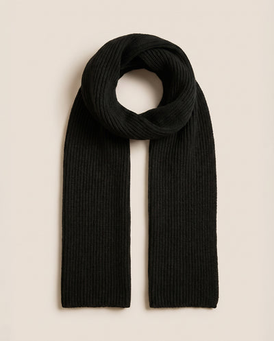 Pétrone écharpe homme noir